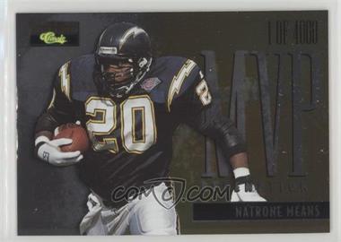 1995 Classic Pro Line - MVP Interactive Redemptions #MVP 27 - Natrone Means /4000