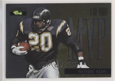 1995 Classic Pro Line - MVP Interactive Redemptions #MVP 27 - Natrone Means /4000 [EX to NM]