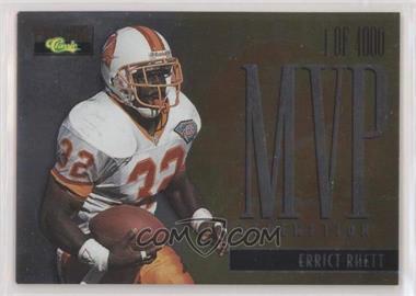 1995 Classic Pro Line - MVP Interactive Redemptions #MVP 33 - Errict Rhett /4000