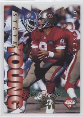 1995 Collector's Edge - [Base] - 22K Gold Die-Cut #181 - Steve Young /500