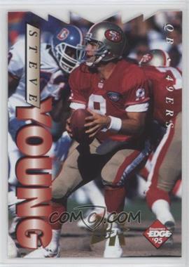 1995 Collector's Edge - [Base] - 22K Gold Die-Cut #181 - Steve Young /500