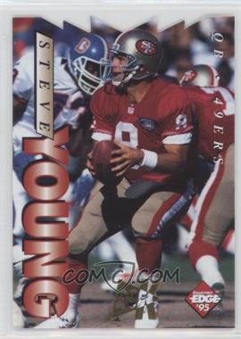 1995 Collector's Edge - [Base] - 22K Gold Die-Cut #181 - Steve Young /500