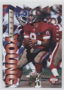 1995 Collector's Edge - [Base] - 22K Gold Die-Cut #181 - Steve Young /500