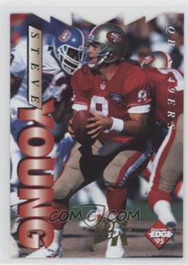 1995 Collector's Edge - [Base] - 22K Gold Die-Cut #181 - Steve Young /500