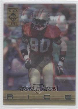 1995 Collector's Edge - Black Label Quantum Motion - Quantum #10 - Jerry Rice