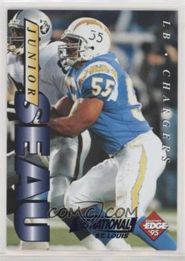 1995 Collector's Edge - Junior Seau Promos - '95 National #1 - Junior Seau