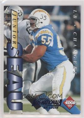 1995 Collector's Edge - Junior Seau Promos - '95 National #1 - Junior Seau