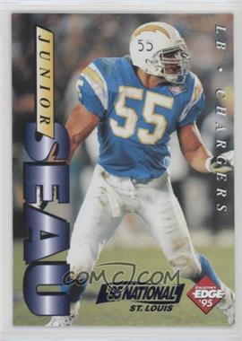 1995 Collector's Edge - Junior Seau Promos - '95 National #2 - Junior Seau