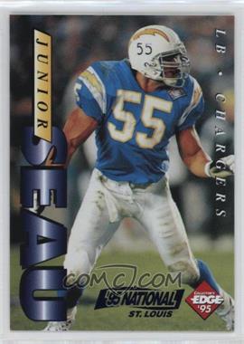 1995 Collector's Edge - Junior Seau Promos - '95 National #2 - Junior Seau