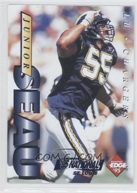 1995 Collector's Edge - Junior Seau Promos - '95 National #3 - Junior Seau