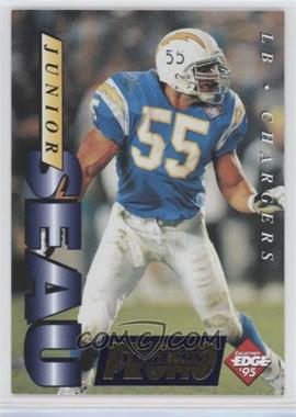 1995 Collector's Edge - Junior Seau Promos - Sack A Seau #2 - Junior Seau