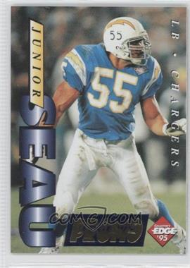 1995 Collector's Edge - Junior Seau Promos - Sack A Seau #2 - Junior Seau