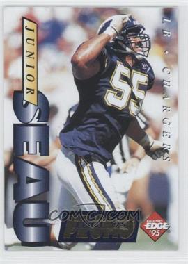 1995 Collector's Edge - Junior Seau Promos - Sack A Seau #3 - Junior Seau