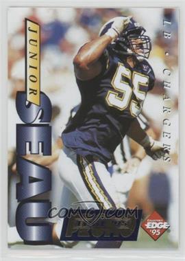 1995 Collector's Edge - Junior Seau Promos - Sack A Seau #3 - Junior Seau