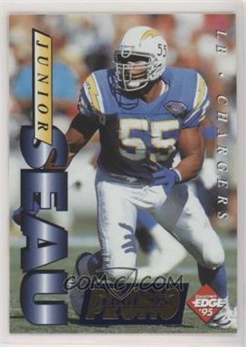 1995 Collector's Edge - Junior Seau Promos - Sack A Seau #4 - Junior Seau