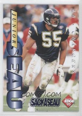 1995 Collector's Edge - Junior Seau Promos - Sack A Seau #5 - Junior Seau