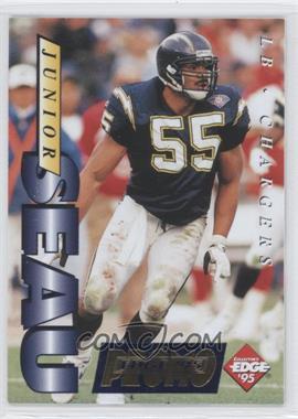 1995 Collector's Edge - Junior Seau Promos - Sack A Seau #5 - Junior Seau