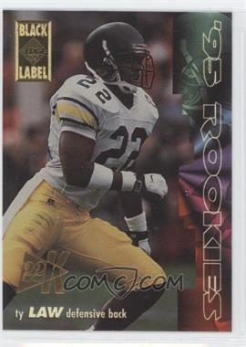 1995 Collector's Edge - Rookies - Black Label 22K Gold #19 - Ty Law