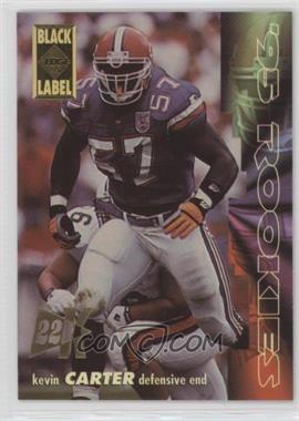 1995 Collector's Edge - Rookies - Black Label 22K Gold #4 - Kevin Carter
