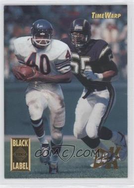 1995 Collector's Edge - Time Warp - Black Label 22K Gold #11 - Gale Sayers, Junior Seau