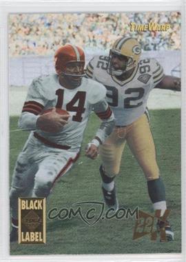 1995 Collector's Edge - Time Warp - Black Label 22K Gold #12 - Otto Graham, Reggie White