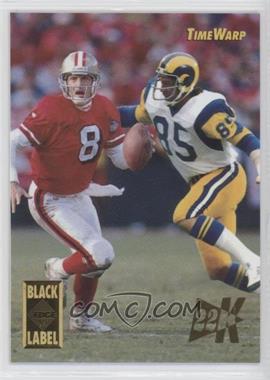 1995 Collector's Edge - Time Warp - Black Label 22K Gold #19 - Jack Youngblood, Steve Young