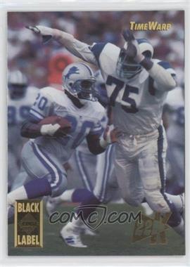 1995 Collector's Edge - Time Warp - Black Label 22K Gold #5 - Deacon Jones, Barry Sanders