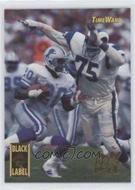 1995 Collector's Edge - Time Warp - Black Label 22K Gold #5 - Deacon Jones, Barry Sanders