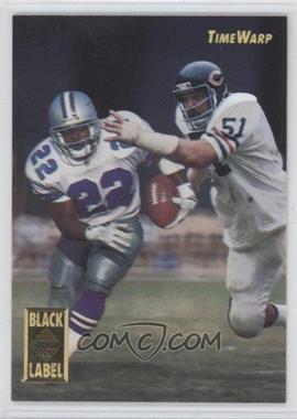 1995 Collector's Edge - Time Warp - Black Label #1 - Dick Butkus, Emmitt Smith