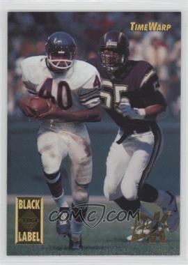 1995 Collector's Edge - Time Warp - Black Label #11 - Gale Sayers, Junior Seau