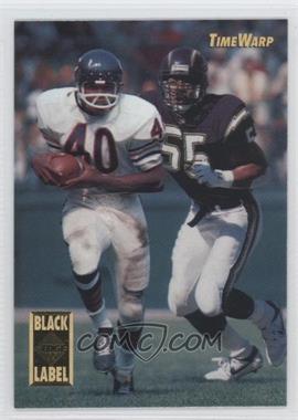 1995 Collector's Edge - Time Warp - Black Label #11 - Gale Sayers, Junior Seau