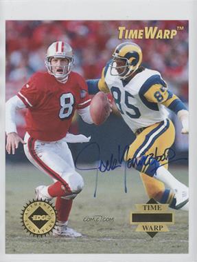 1995 Collector's Edge - Time Warp - Giant Authentic Signatures #34 - Jack Youngblood, Steve Young (Jack Youngblood Autograph) /5000