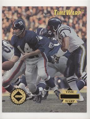 1995 Collector's Edge - Time Warp - Giant #25 - Y.A. Tittle, Leslie O'Neal