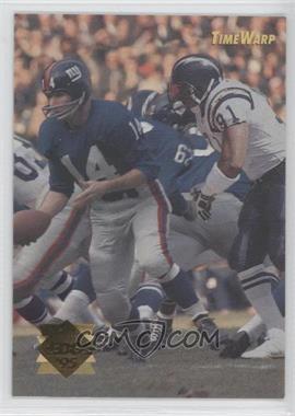 1995 Collector's Edge - Time Warp #13 - Y.A. Tittle, Leslie O'Neal