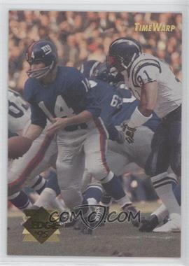 1995 Collector's Edge - Time Warp #13 - Y.A. Tittle, Leslie O'Neal