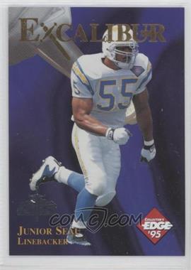 1995 Collector's Edge Excalibur - 22K - Sword and Stone Silver #20.1 - Junior Seau