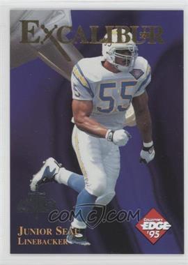 1995 Collector's Edge Excalibur - 22K - Sword and Stone Silver #20.1 - Junior Seau