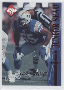 1995 Collector's Edge Excalibur - [Base] - Die-Cut #63 - Junior Seau