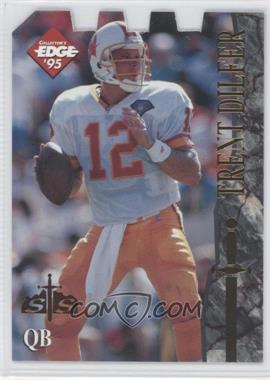 1995 Collector's Edge Excalibur - [Base] - Sword and Stone Bronze Die-Cut #147 - Trent Dilfer