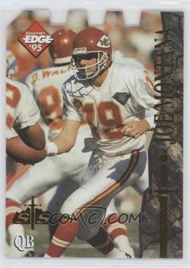 1995 Collector's Edge Excalibur - [Base] - Sword and Stone Gold Die-Cut #107 - Joe Montana
