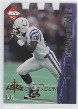 1995 Collector's Edge Excalibur - [Base] - Sword and Stone Gold Die-Cut #32 - Marshall Faulk