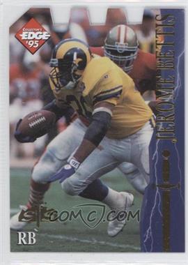 1995 Collector's Edge Excalibur - [Base] - Sword and Stone Silver Die-Cut #40 - Jerome Bettis