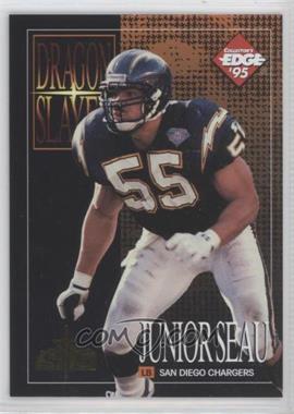 1995 Collector's Edge Excalibur - Dragon Slayers - Sword and Stone Gold #_JUSE - Junior Seau