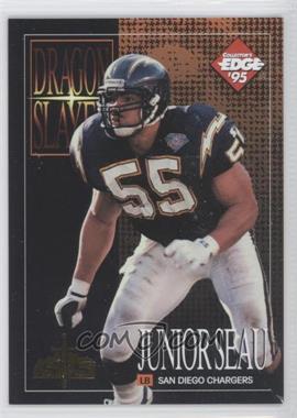 1995 Collector's Edge Excalibur - Dragon Slayers - Sword and Stone Gold #_JUSE - Junior Seau