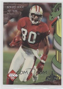 1995 Collector's Edge Excalibur - Dragon Slayers - Sword and Stone Silver #_JERI - Jerry Rice