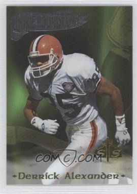 1995 Collector's Edge Excalibur - Rookie Roundtable - Sword and Stone Gold #15 - Derrick Alexander