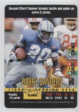 1995 Donruss Red Zone - [Base] #_BASA - Barry Sanders
