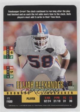 1995 Donruss Red Zone - [Base] #_ELAL - Elijah Alexander