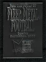 Fleer Metal Football Promo