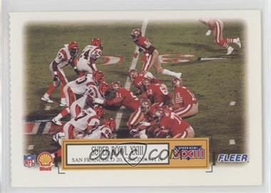 1995 Fleer Shell Drive to the Super Bowl - [Base] - Ripped #1 - Super Bowl XXIII